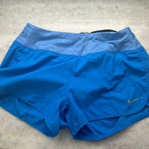 nike dry fit blue shorts size S